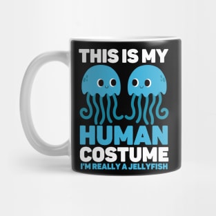 I'm Really A Jellyfish Cute Ocean Creature Kids Mug